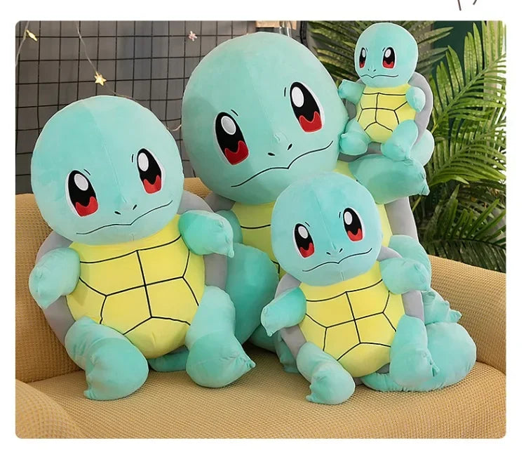 60cm Squirtle Plush Doll Big Size Pokemon Plush Toys Kawaii Stuffed Toys Cute Turtle Pillow Christmas Gift Toys for Boys Girls