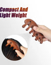 1 Pcs Hair care Multifunctional Meridian Massage Comb Sandalwood Health Care Comb Body Massage For Head Neck Back Abdomen and Waist