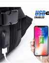 Aesthetic Men Business Backpack School Expandable USB Bag, Large Capacity 17.3 Laptop Waterproof Fashion Travel Backpack