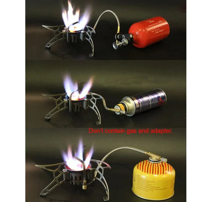 APG Portable Camping Stove Oil/Gas Multi-Use Gasoline Stove 1000ml Picnic Cooker With Windshield Hiking Equipment