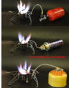 APG Portable Camping Stove Oil/Gas Multi-Use Gasoline Stove 1000ml Picnic Cooker With Windshield Hiking Equipment