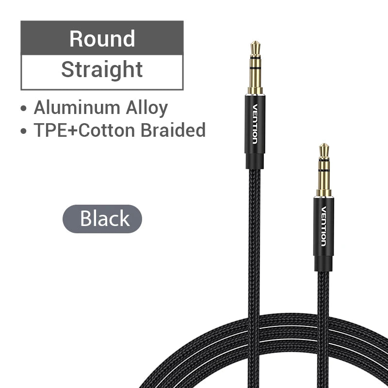 Aux Cable 3.5MM Jack Male to Male 3.5mm Audio Cable Jack for JBL Headphones Xiaomi Oneplus Speaker Cable Car Aux Cord