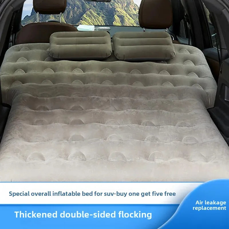 Car-Mounted SUV Off-Road Vehicle Trunk Inflatable Bed Sleeping Mat Interior Rear Seat Camping Sleeping Pad Traveling Bed