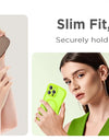 For iPhone 15 Pro Max Case Curly Wave Frame Shape Design Camera Protection Drop Shockproof Compatible with MagSafe Phone Case