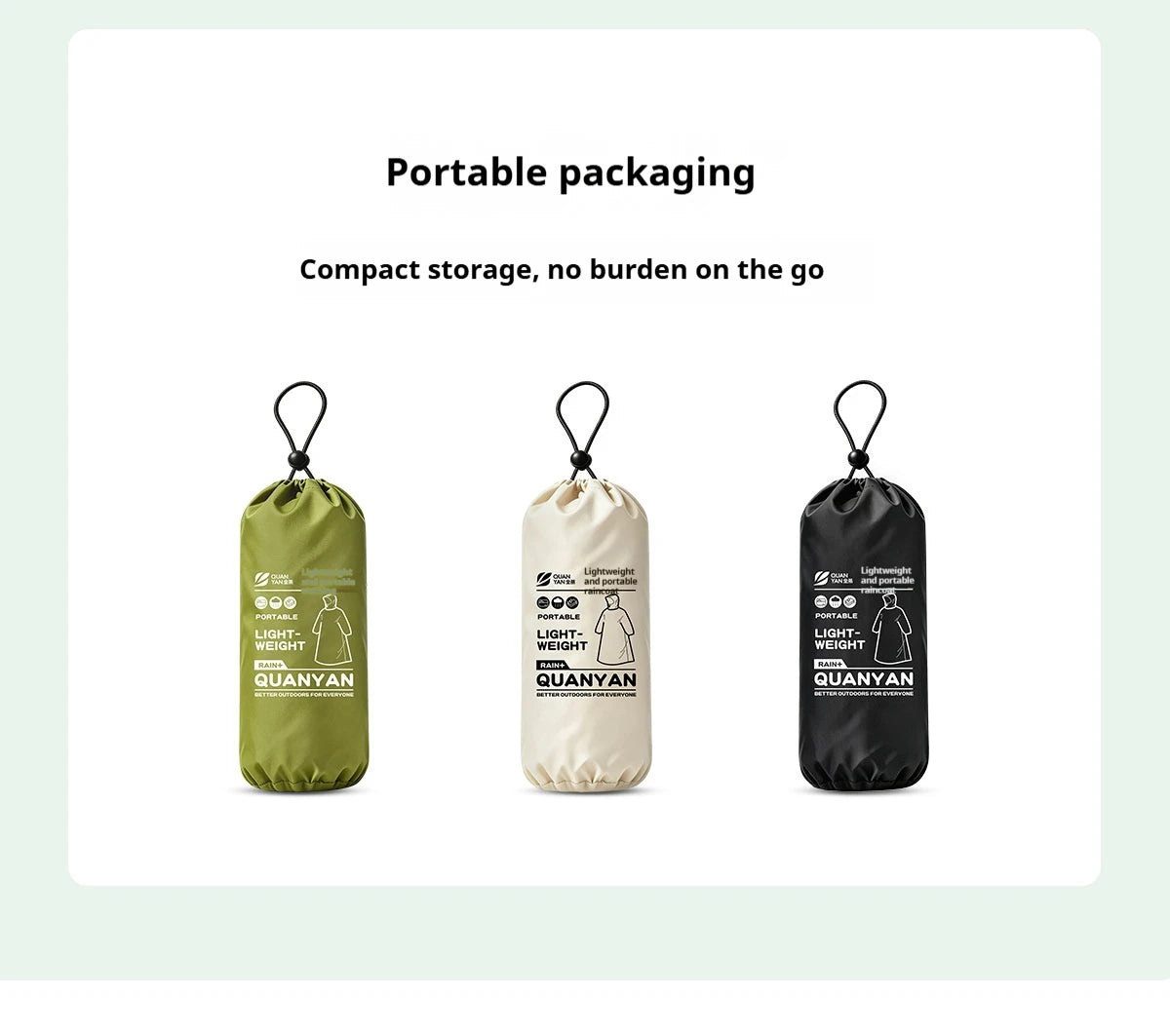 Full Body Waterproof Rain Poncho for Electric Scooter and Cycling