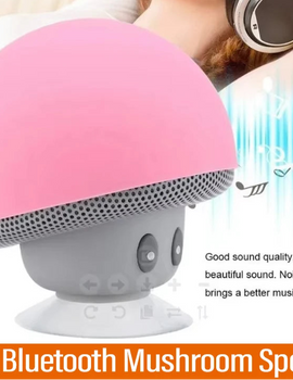 Mini Bluetooth Mushroom Speaker Waterproof Can Be Used as a Mobile Phone Holder