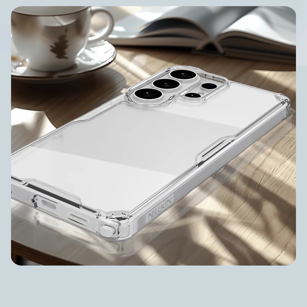 Transparent TPU + PC Soft Case for Samsung Galaxy S26 Ultra / S26 Plus – Silicone Clear Protective Back Cover