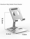 Universal Aluminum Alloy Portable Tablet Holder For iPad Adjustable Flexible Folding Lazy Desktop Live Mobile Phone Stand Mount