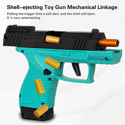 Mini Gx4 Soft Bullet Toy Gun Shell Throwing Continuous Pistol Empty Hanging Outdoor Sports Shooting Games Blaster