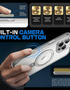 For iPhone 16 Pro Case with Camera Control Capture Button UB Mag Stand Series Slim Protective Magnetic Phone Case