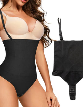 Thong Bodysuit Shapewear Women Underbust Body Shaper Tummy Control Slimming Underwear Push Up Butt Lifter Abdomen Shapers Corset