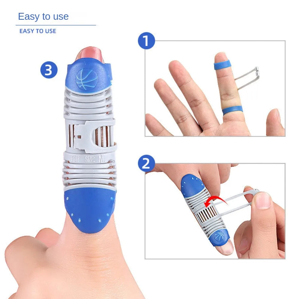 1 Pcs Finger Splint Brace Hollow Out Type Finger Brace Sleeve for Basketball Sports Decrease Pressure Finger Support Tape