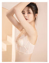 Women’s Lace Transparent Rabbit Ears Push-Up Bra – Soft, Thin, Wire-Free Bralette