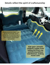 Cartoon Foldable Car Travel Bed SUV Minivan Compatible Inflatable Mattress Inside Air Pressure Pad Versatile Vehicle Sleeping