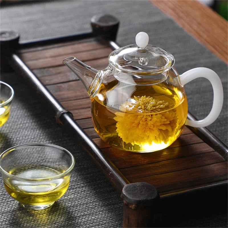 120ml Mini Glass Teapot with Filter
