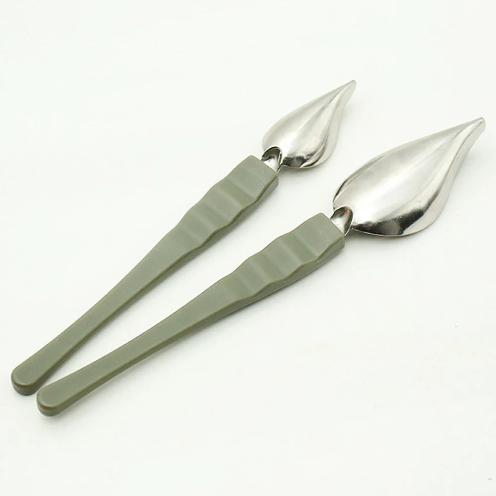 1/5pcs Candy Dipping Tools Chocolate Dipping Fork Spoons Set Culinary Decorating Spoons Chef Art Pencil For Decorative Plates