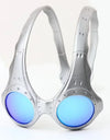 Cycling Glasses Fashion Cycling Personality Glasses Retro Uv Protection Silver Frame Glasses Outdoor Cycling Equipment