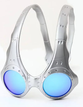 Cycling Glasses Fashion Cycling Personality Glasses Retro Uv Protection Silver Frame Glasses Outdoor Cycling Equipment