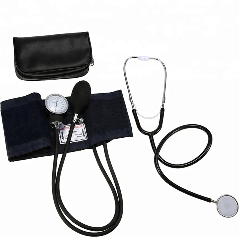 Manual Blood Pressure Monitor Diastolic Sphygmomanometer Medical Doctor Stethoscope Sphygmomanometer Cuff Home