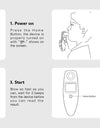 Digital Spirometer Peak Flow Meter for Asthma COPD (PEF) and Forced Expiratory Volume (FEV1) Smart Personal Portable Espirometer