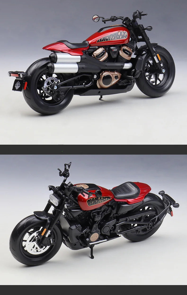 Diecast Harley Sportster S 1250S 2024 Motorcycle Model 1 to 12 Scale
