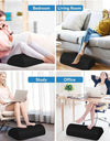 1Pc Foot Rest for Under Desk at Work-Ergonomic Design Foot Stool for Fatigue with Memory Foam,Non Slip Bead,Washable