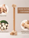 Baby Bed Bell Music Box Hanging Toys Wood Grain 360° Rotary Newborn Infant Crib Mobile Musical Box 0 12 Months Baby Rattles Toys