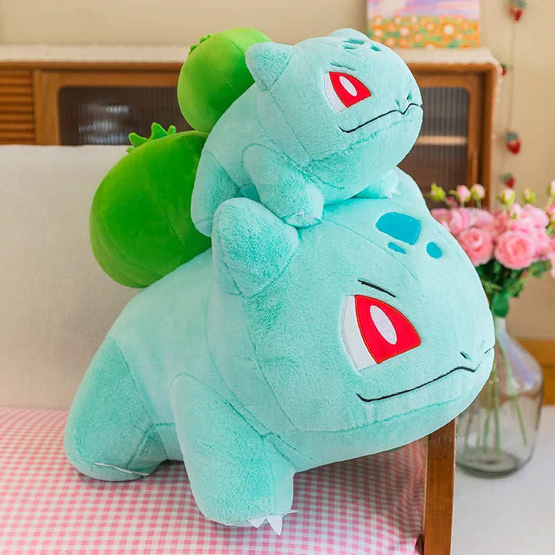 Bulbasaur Plush Stuffed Animal Soft Green Pillow