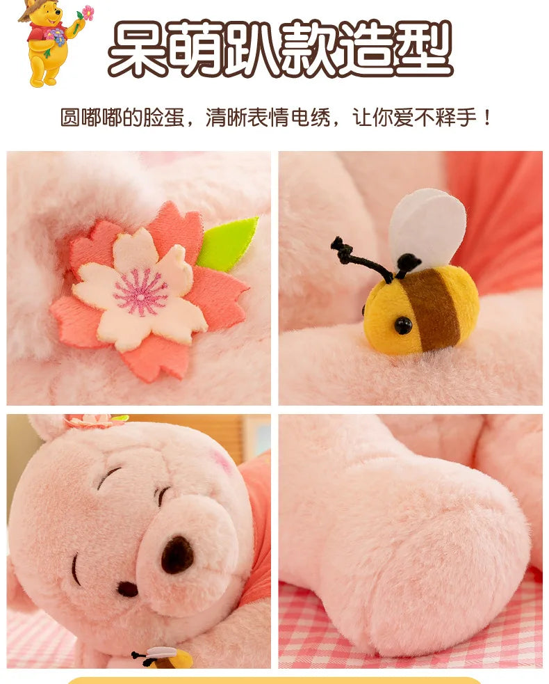 Winnie Bear Plush Stuffed Animal Soft Cartoon Pillow