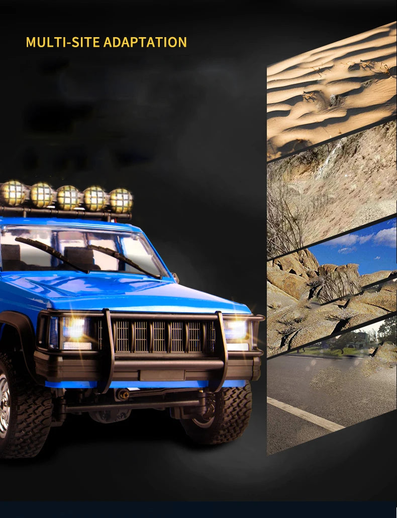 112 Scale Four Wheel Drive RC Cherokee Climbing Car