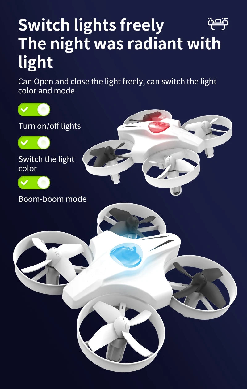 Mini Rc Drone 4Ch 6-Axis Headless Mode Helicopter 360 Degree Flip Remote Control Quadcopter Toys Plane UFO Mini Drone