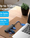 USB C HUB 4 Ports USB Type C to USB Splitter with Micro Charge Power for Lenovo Macbook Pro iPad Samsung PC USB 3.0 HUB