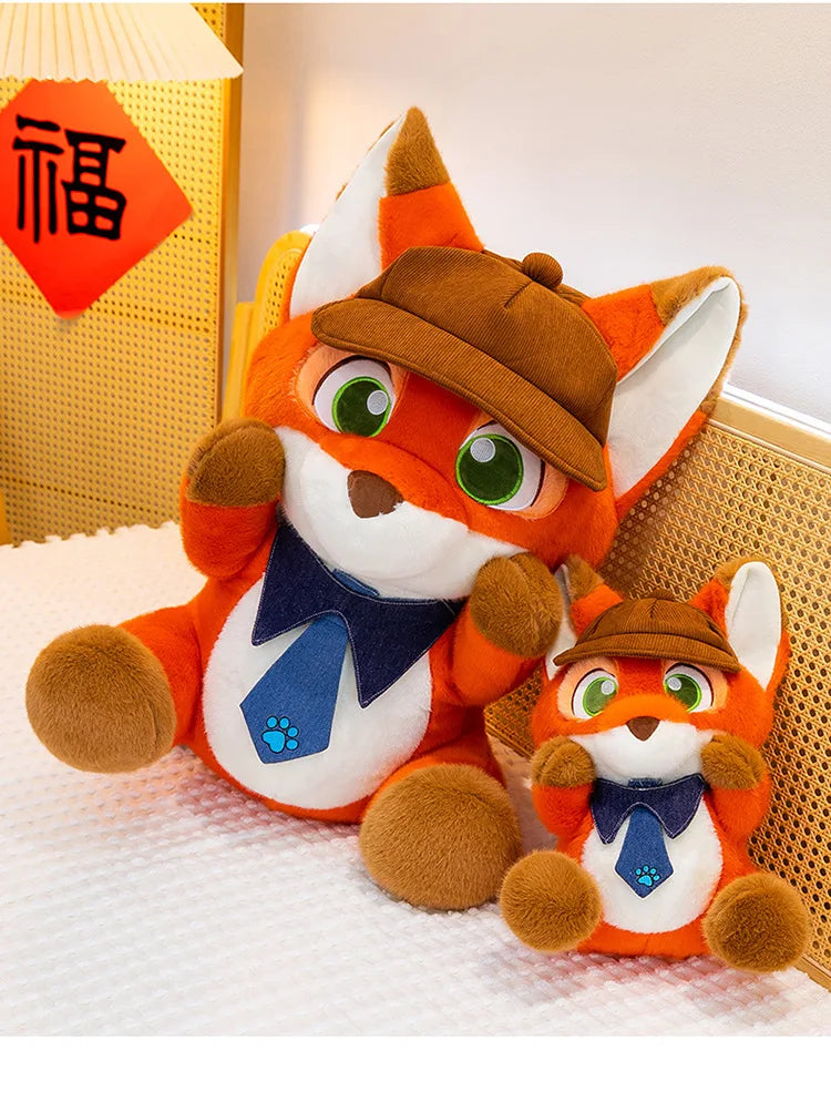Cute Fox Character Plush Stuffed Doll Toy