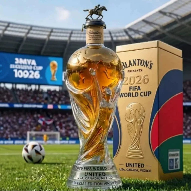 2026 Football Whiskey Glass Soccer Fan Collectible Bar Tumbler