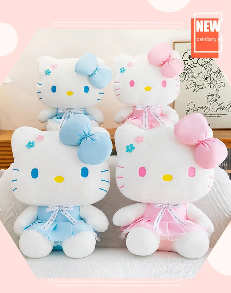Cute Cat Character Plush Stuffed Doll Pillow Toy