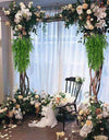 80CM Artificial Persian Fern Plants Vine Hanging Baskets Fake Plant Garland Rattan for Wall Garden Home Wedding Party Decor