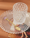 1 Pcs Crystal Head Spoon Vintage Carved Alloy Coffee Spoon Ice Cream Dessert Tea Dining Kitchen Accessories