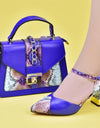 Italian Shoe and Bag Set for Party In Women Luxury Shoes Women Designers Nigerian Women Party Pumps High Heels Ladies