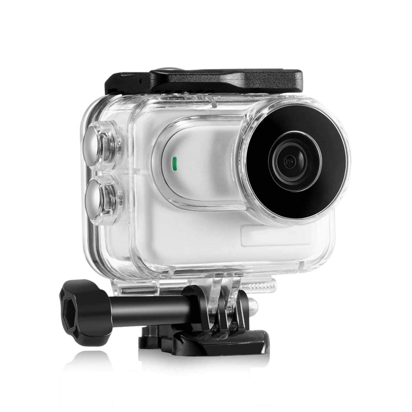 for Insta360 GO 3 60m Underwater Waterproof Housing Case with Base Adapter & Screw Diving Case