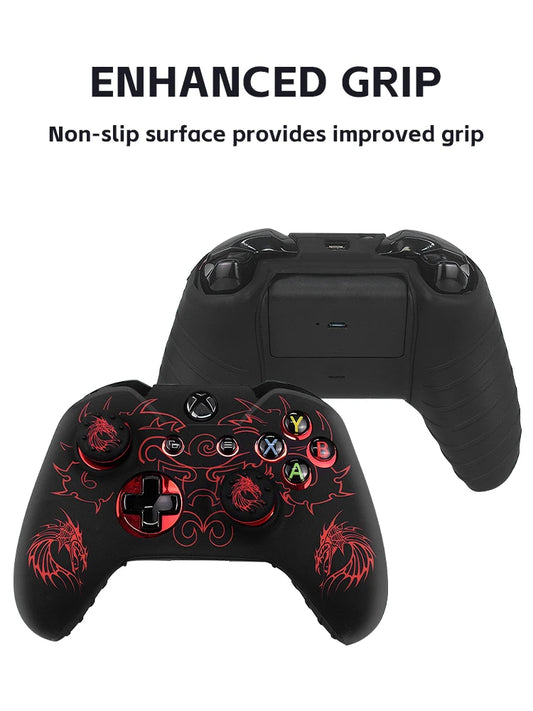 Silicone Protective Case for Xbox One Controller – Anti-Slip Skin with Thumb Grip Accessories