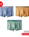3Pcs Man Underwear Boxer Men Graphene Antibacterial Crotch Men's Boxershorts Underpants Boxers Shorts Trunks