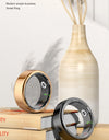 R02 Smart Ring Military Grade Titanium Steel Shell Health Monitoring IP68 & 5ATM Waterproof Multi-sport Modes
