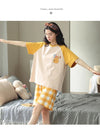 Women’s Winter Corduroy Cotton Pajama Set – Cute, Comfortable, Loose Long Sleeve Loungewear