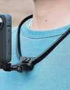 Neck Hold Mount for Insta360 X3 GoPro Hero 11 10 9 DJI Osmo Action Camera Anti-shake Lanyard Strap for GoPro Accessories