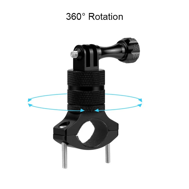 Action Camera Bicycle Motorcycle Handlebar Mount Selfie Stick Bracket