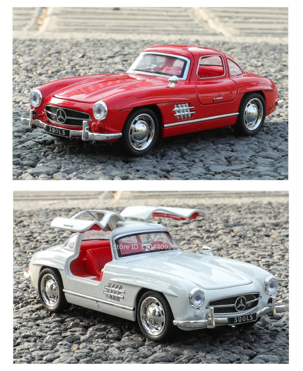 1:32 Scale 300SL GT63 V8 Sports Car Model Toy Metal Die-cast Sound Light Pull Back Vehicles Models Boys Hobby Ornaments Gifts
