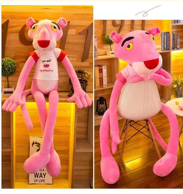 Disney 60cm~180cm  Pink Plush Doll Toys Cute Cartoon Leopard Stuffed Animal  Toy Soft Kawaii Stuffed Doll Christmas Gift
