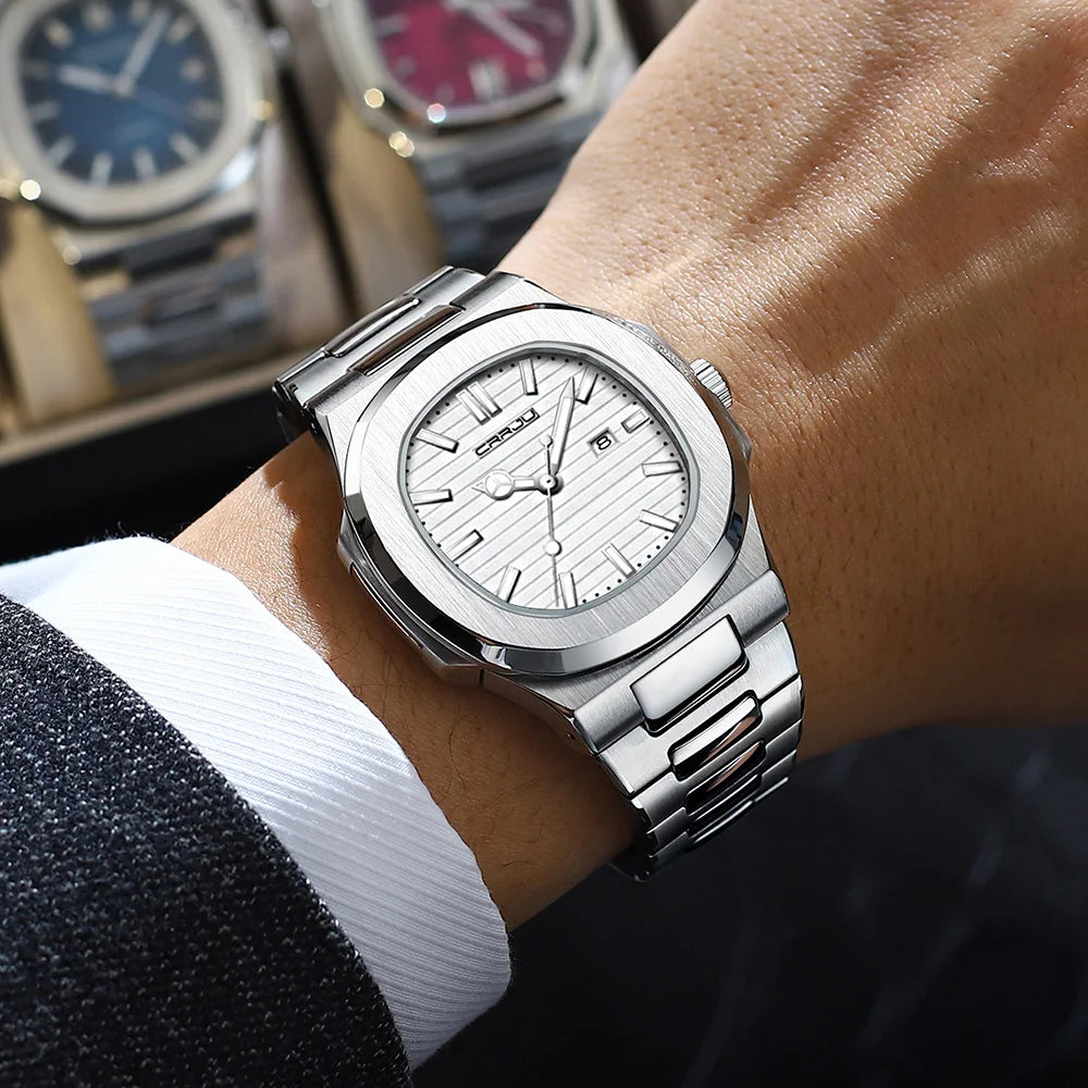 Men Watch Luxury Top Brand Quartz Watches Business Simple Ultra Thin Luminous Wristwatch Men's Clock Reloj Hombre