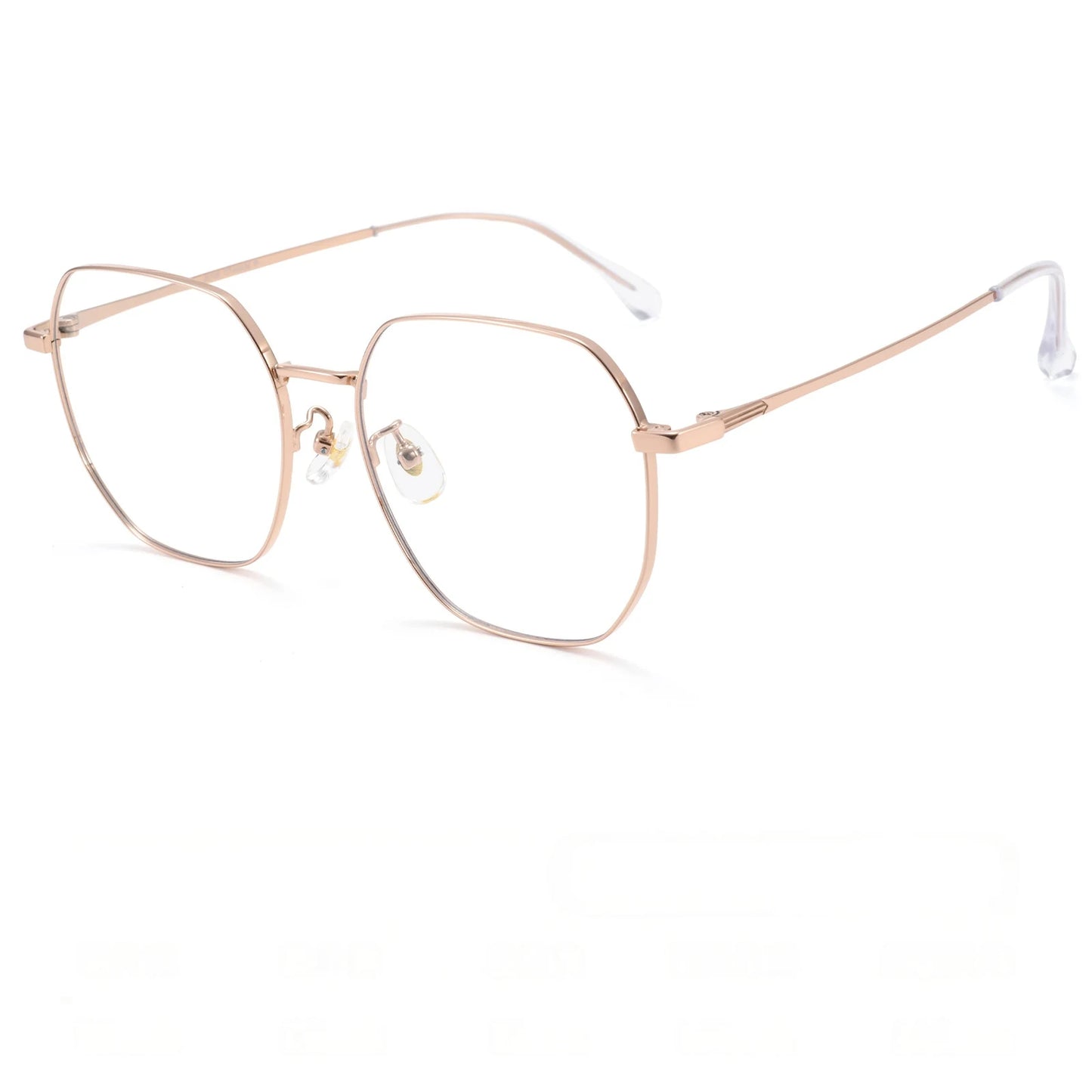Retro Polygonal Lightweight Titanium Progressive Multifocal Prescription Glasses
