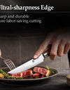 1/4 PCS Steak Knives Set DIN 1.4116 Stainless Steel Kitchen Multipurpos Knife Perfect For Western Restaurant Knife Dining
